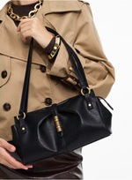 Load image into Gallery viewer, Smting | Medium Gathered Leather Shoulder Bag