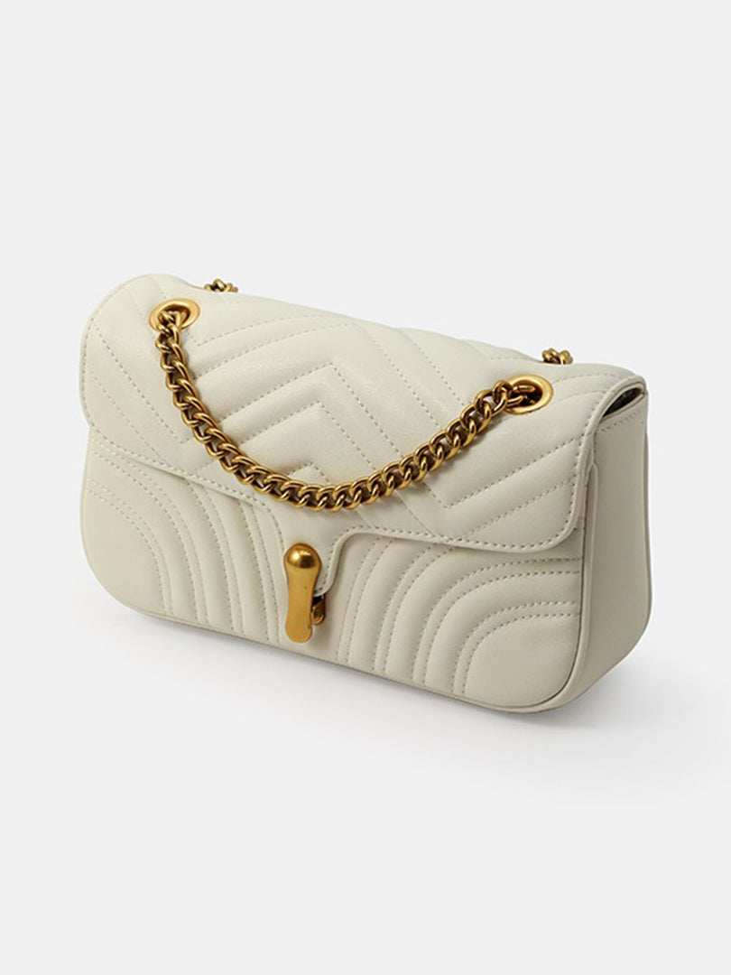Smting | Quilted Chain Flap Bag