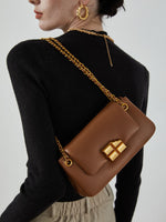 Load image into Gallery viewer, Smting | chain mini flap bag with Chocolate Lock