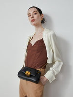 Load image into Gallery viewer, Smting | chain mini flap bag with Chocolate Lock