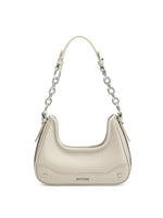 Load image into Gallery viewer, Smting | Small Baguette Bag with Chain and Leather Strap