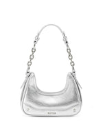 Load image into Gallery viewer, Smting | Small Baguette Bag with Chain and Leather Strap