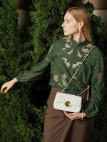 Load image into Gallery viewer, Smting | quilted golden chain bag