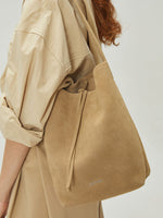 Load image into Gallery viewer, Smting | suede bucket purse