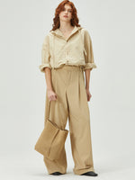 Load image into Gallery viewer, Smting | suede bucket purse