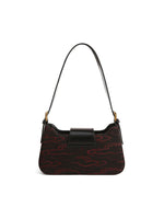 Load image into Gallery viewer, Smting | canvas baguette bag with Fan Lock