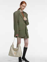 Load image into Gallery viewer, Smting | Leather Medium Hobo Bag