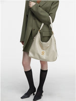 Load image into Gallery viewer, Smting | Leather Medium Hobo Bag