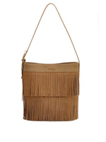 Load image into Gallery viewer, Smting | suede bucket bag with tassel