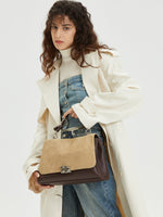 Load image into Gallery viewer, Smting | leather medium flap bag