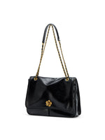 Load image into Gallery viewer, Smting | golden chain flap bag with Sunflower Lock