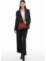 Load image into Gallery viewer, Smting | top handle flap bag with Bamboo Slips Lock