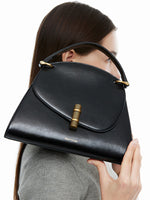 Load image into Gallery viewer, Smting | top handle flap bag with Bamboo Slips Lock
