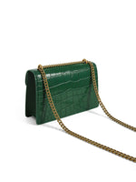 Load image into Gallery viewer, Smting | croc chain flap bag