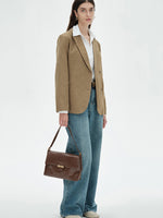 Load image into Gallery viewer, Smting | Bamboo Lock flap bag