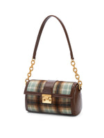 Load image into Gallery viewer, Smting | zippered checked flap bag