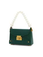 Load image into Gallery viewer, Smting | Pearl Chain Box Bag with Time Lock