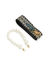 Load image into Gallery viewer, Smting | Pearl Chain Box Bag with Time Lock