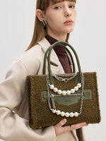 Load image into Gallery viewer, Smting | Fluffy Tote Bag with Top Handle