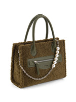 Load image into Gallery viewer, Smting | Fluffy Tote Bag with Top Handle