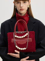 Load image into Gallery viewer, Smting | Fluffy Tote Bag with Top Handle