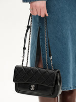Load image into Gallery viewer, Smting | Quilted Chain Flap Bag