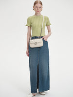 Load image into Gallery viewer, Smting | Leather Chain Flap Crossbody Bag