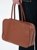 Load image into Gallery viewer, Smting | Leather Hobo Handbag with Zipper