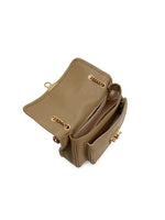 Load image into Gallery viewer, Smting | Leather Chain Flap Bag with Gate Lock
