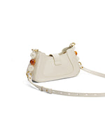 Load image into Gallery viewer, Smting | Leather Baguette Bag with Ruyi Octagonal Lock