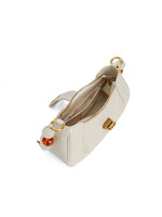 Load image into Gallery viewer, Smting | Leather Baguette Bag with Ruyi Octagonal Lock