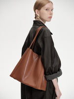Load image into Gallery viewer, Smting | Leather Shopper Tote Bag