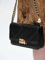 Load image into Gallery viewer, Smting | Quilted Chain Bag with Chocolate Lock