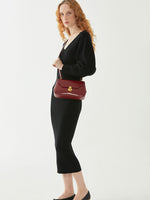Load image into Gallery viewer, Smting | leather baguette bag