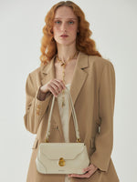 Load image into Gallery viewer, Smting | leather baguette bag