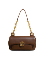 Load image into Gallery viewer, Smting | Medium Flap Bag with Vinyl Record Inspired Snap