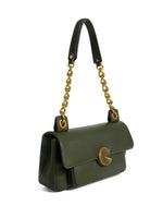 Load image into Gallery viewer, Smting | Medium Flap Bag with Vinyl Record Inspired Snap