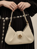 Load image into Gallery viewer, Smting | leather baguette bag