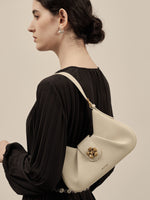 Load image into Gallery viewer, Smting | leather baguette bag