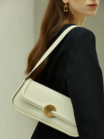 Load image into Gallery viewer, Smting | leather baguette bag
