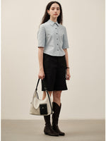 Load image into Gallery viewer, Smting | zippered hobo bag