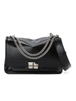 Load image into Gallery viewer, Smting | Medium Slouchy Leather Handbag With Chocolate Lock