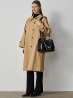 Load image into Gallery viewer, Smting | Medium Slouchy Leather Handbag With Chocolate Lock