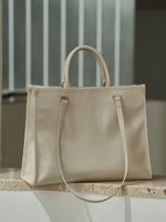 Load image into Gallery viewer, Smting | Medium Leather Shopper Tote in Glossy Leather