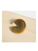 Load image into Gallery viewer, Smting | Small Baguette Bag with Vinyl Record Inspired Snap