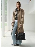 Load image into Gallery viewer, Tote Zippered Leather Bag Smting