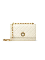 Load image into Gallery viewer, Smting | Four-Leaf Clover Clasp Quilted Golden Chain Bag
