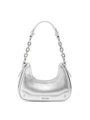 Smting | Small Baguette Bag with Chain and Leather Strap