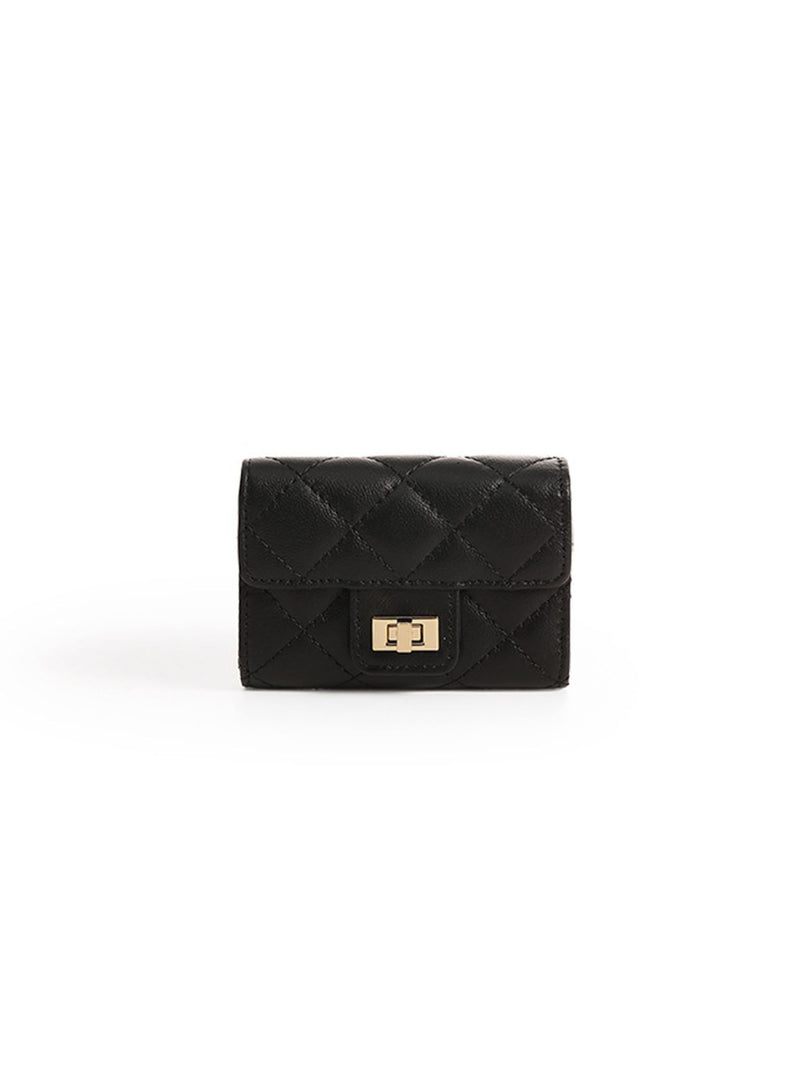 Smting | quilted chain wallet