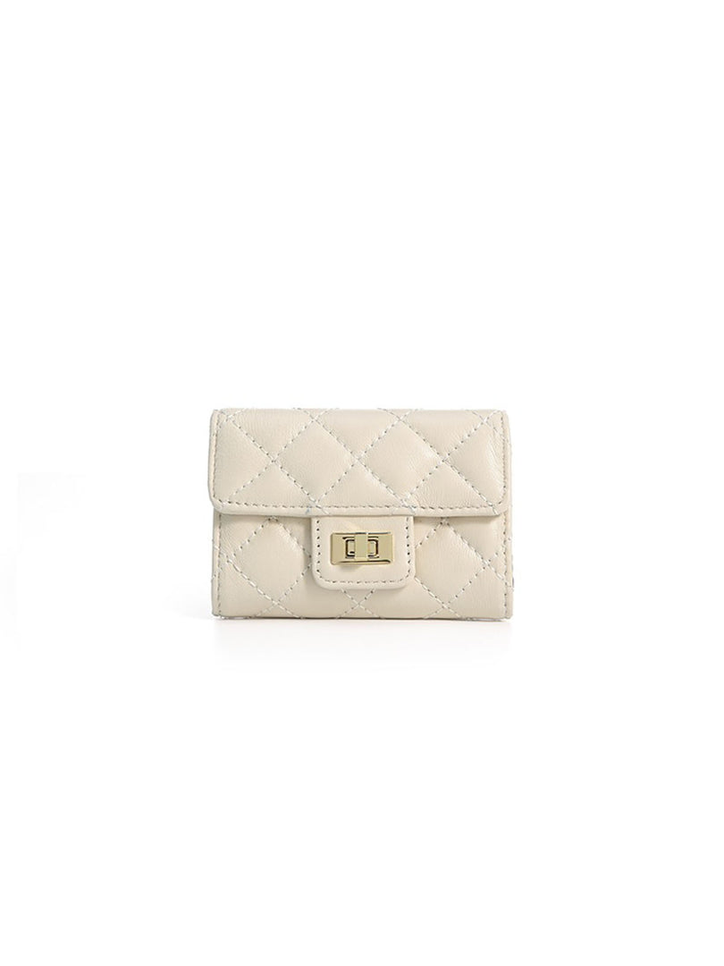 Smting | quilted chain wallet